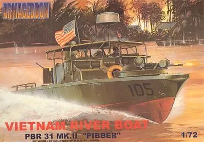 Mach 2 AR07 1:72 P.B.R. Mk.II 'Pibber' U.S. Navy River Patrol Boat Vietnam • £23.40