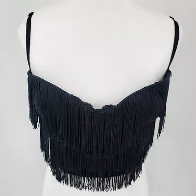 Victoria's Secret Sexy Little Things Fringe Corset Ligerie Bra Top Size 34C • $27.95