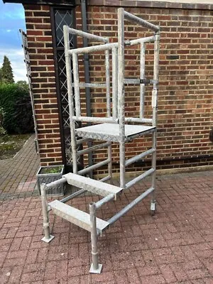 £100 • Buy Aluminium Folding Scaffold Tower Podium Steps Platform