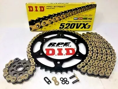 New DID VX3 520 Suzuki DRZ400sm 2005-20 Premium X-Ring Chain And Sprockets Kit   • $169.95