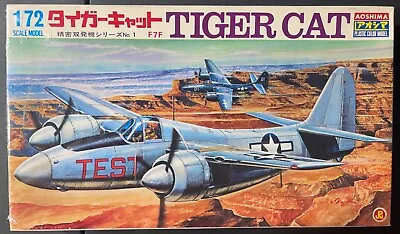 Aoshima Tiger Cat F7F 501-300 1/72 FS NEW Model Kit ‘Sullys Hobbies’  • $38.88