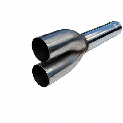 MBRP Exhaust 4  Dual Outlet Muffler Delete Pipe 409 Stainless Steel; MDDS927 • $164.99