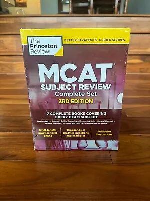 THE PRINCETON REVIEW: MCAT SUBJECT REVIEW Complete Set 3rd Edition • $70