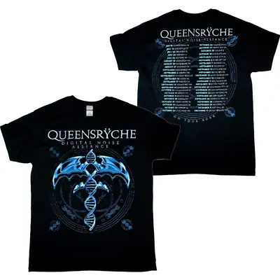 $30.99 • Buy Queensryche Digital Noise Alliance Tour July December 2022 T Shirt Black