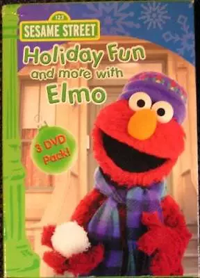 Sesame Street Holiday Fun And More With Elmo 3 DVD Set - DVD - VERY GOOD • $8.66