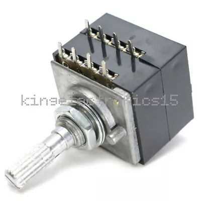 Potentiometer 250K Log Audio Amp Volume Control Pot Stereo W Loudness  K9 • $6.28