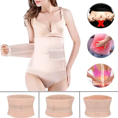 £16.79 • Buy After Pregnancy Postpartum Belly Wrap Band Recovery Tummy Waist Belt Body Shaper
