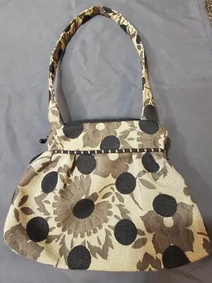 Maruca Handmade In Boulder  Colorado Tapestry Handbag Purse Brown Floral EUC • $12.95