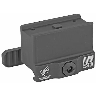 American Defense Mount Fits Aimpoint Micro T-1 Release Lower 1/3 Witness Black • $135.99