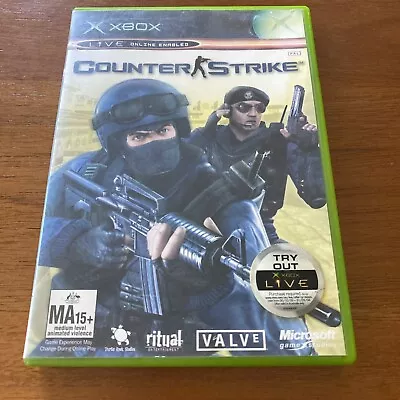 Counter Strike Original Xbox Game Complete VGC Microsoft PAL Free Fast Postage • $14.50