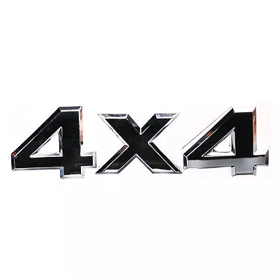 $28.94 • Buy Nissan Titan Frontier Xterra Chrome 4x4 Rear Tail Gate Emblem Decal OEM NEW
