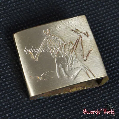Exquisite Brass Habaki Collar Clip For Japanese Samurai Sword Katana Wakizashi • $12