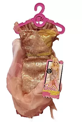 Rare Barbie Best Fashion Friend 28 Doll Outfit My Size Barbie Pink Gold Dress  • $39.50