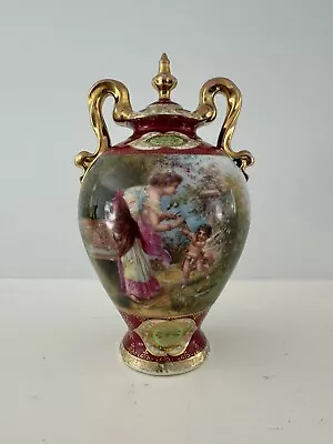 Antique Royal Vienna Vase.  Austria Beehive  Marked. • $325