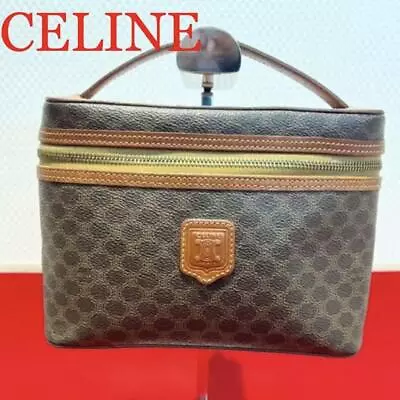 Celine Macadam Pattern Vintage Vanity Cosmetic Bag • $235