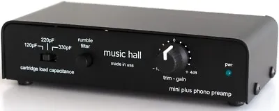  Music Hall Mini Plus MM/MC Phono Preamp/Headphone Amp AUTHORIZED-DEALER • $149