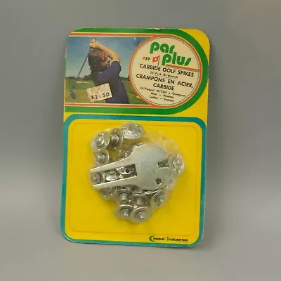 Par Plus Carbide Golf Spikes 24 Pack W Wrench Vintage Chesal Industries • $19.99