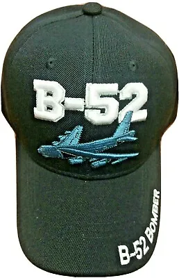 B-52 Bomber Cap Hat Aircraft Us Air Force New Black Military Ballcap Headwear • £21.22