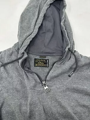 Pullover S OLIVER Men XL Gray Hoodie Long Sleeve 1/4 Zip Sweater • $24.99