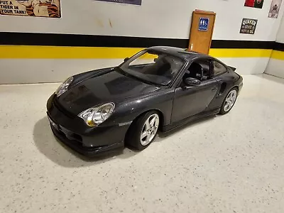 Autoart 1:18 Scale Die-cast Car Porsche 911 GT2 Dark Gray • $138.05