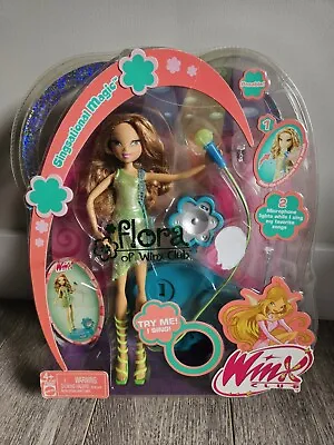 RARE Mattel Winx Club Singsational Magic Flora Doll NRFB NIB • $90.54