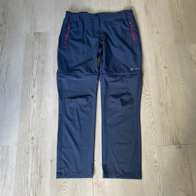 £7 • Buy MONAVISA ZIP OFF WOMAN LOMG TREKKING TROUSERS U.K. Size 16