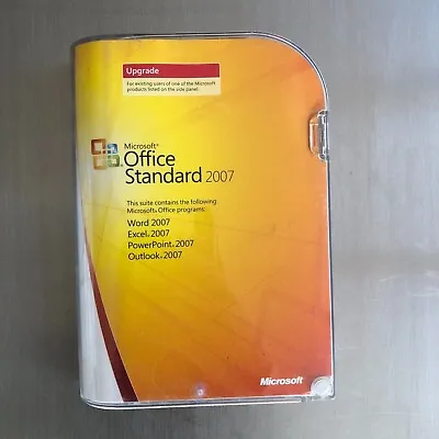 Microsoft Office Standard 2007 Upgrade W/ Key Word Excel PowerPoint Outlook • $32.99