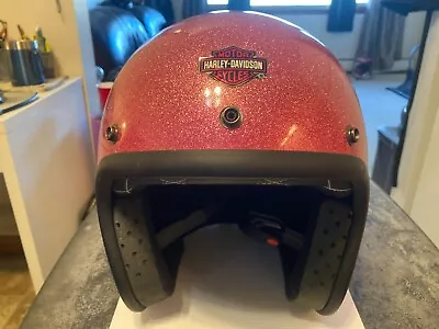 Vintage Fulmer V2 Motorcycle Helmet Women's XL Harley Davidson Logos • $29.99