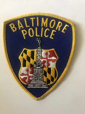 Maryland  Police - Baltimore   Police  Md  Police Patch • $1