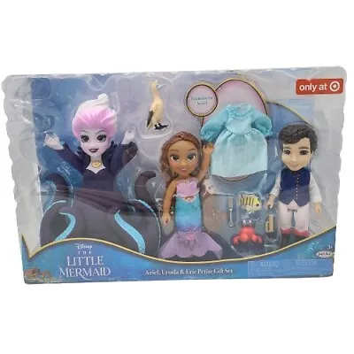 Disney The Little Mermaid Ariel Ursula & Eric Petite Gift Set 6-9  2023 Movie • $55.55