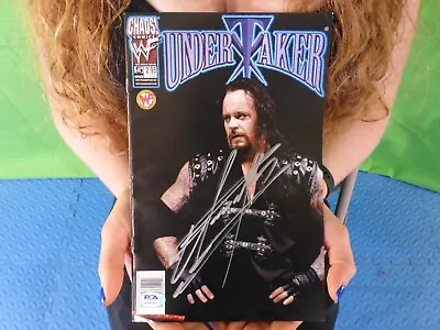 Undertaker PSA/DNA 6.7x10.3 Signed WWF Comic Aug 1999 #5 Auto Autographed • £136.63
