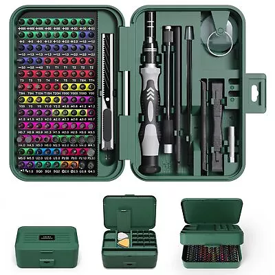 Mini Precision Screwdriver Set With Color-coded Identification 132 In 1 Micro... • $40.48