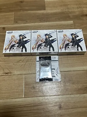 $275.97 • Buy 3 X Weiss Schwarz Sword Art Online SAO 10th Anime Anniversary Box Japanese Promo
