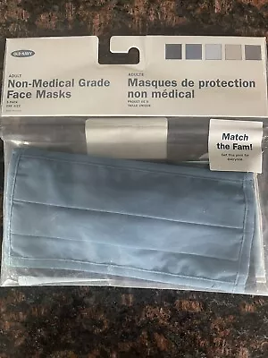 New Adult Washable Adjustable Fashion Face Mask (set Of 5) • $10