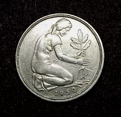 Germany 50 Pfennig 1950J • £1.39
