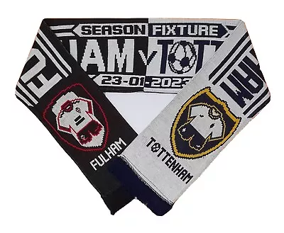 £7.99 • Buy Fulham V Tottenham 23/01/2022 Match Scarf - Football Scarves & Memorabilia
