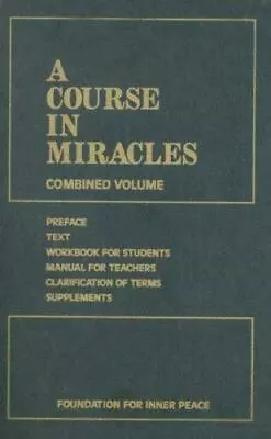 A Course In Miracles: Only Complete Edition-Preface Text Student W • $9.30