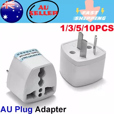 10pcs US UK EU Universal To AU Australia AC Power Adapter Plug Travel Converter • $17.99