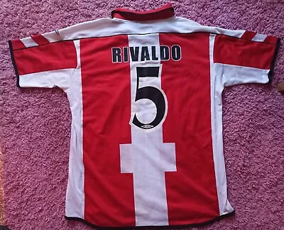 Rivaldo 5 | Olympiacos FC | 2003 - 2004  | Umbro | XL • £84