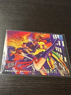 1995 Fleer Ultra Marvel X-Men 137 Rogue Vs Ms Marvel Greatest Battles • $2.25