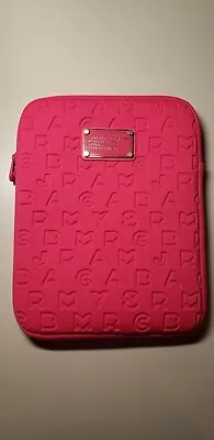 Marc By Marc Jacobs Standard Supply Logo Pink Neoprene Fleece Lined Tablet Case • $20