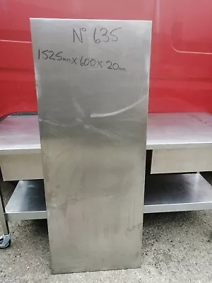 £100 • Buy No635 Stainless Steel Table Top Cladded 18mm Chip Board  1525mm X 600mm X 20mm