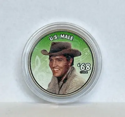 United States - Elvis Presley - U.S. Male - Half Dollar Colorized Coin • $12.85