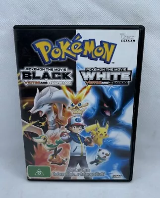 POKEMON The Movie Black Victini & Reshiram / Movie White Victini & Zekrom DVD • $9.95