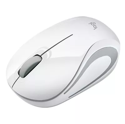 $36.50 • Buy Logitech M187 Wireless Mini Portable USB Optical Mouse White 910-005380