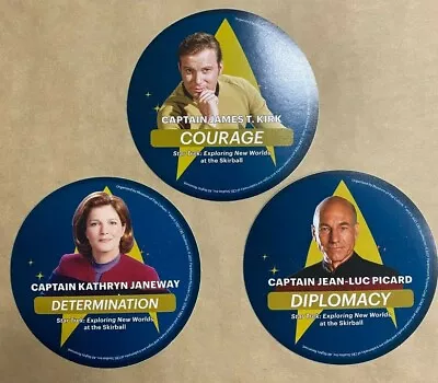 $3.99 • Buy Star Trek: Exploring New Worlds At The Skirball -  Captain Series  Sticker Set
