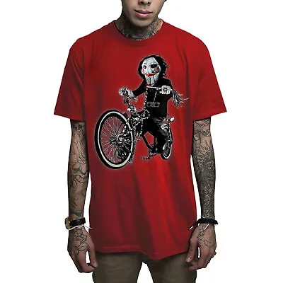 Mafioso Men's Jigsaw Red Short Sleeve T Shirt Clothing Apparel Tattoo Skull T... • $26.24