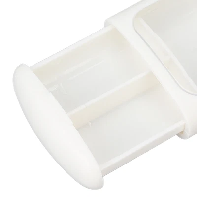 £11.90 • Buy Smart Pill Dispenser Portable Automatic 2 Grids Pill Organizer With Alarm Remin#