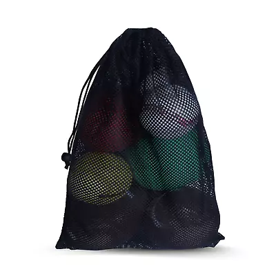 18x12  Mesh Drawstring Sports Golf Ball Baseball Ball Pickleball Laundry Bag • $22.98