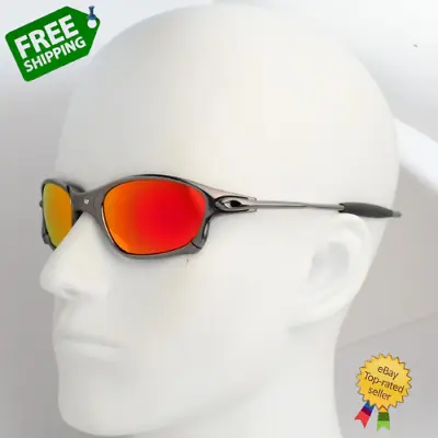 $27.79 • Buy X-metal Juliet Cyclops Sunglasses Ruby Polarized Lenses Titanium Goggles Uv400